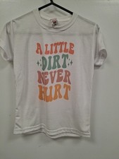 T-Shirt 5-6 Jahre bedruckt A Little Dirt