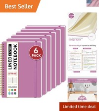 Large Spiral Lined Notebook for Work, Journal for Women  Men