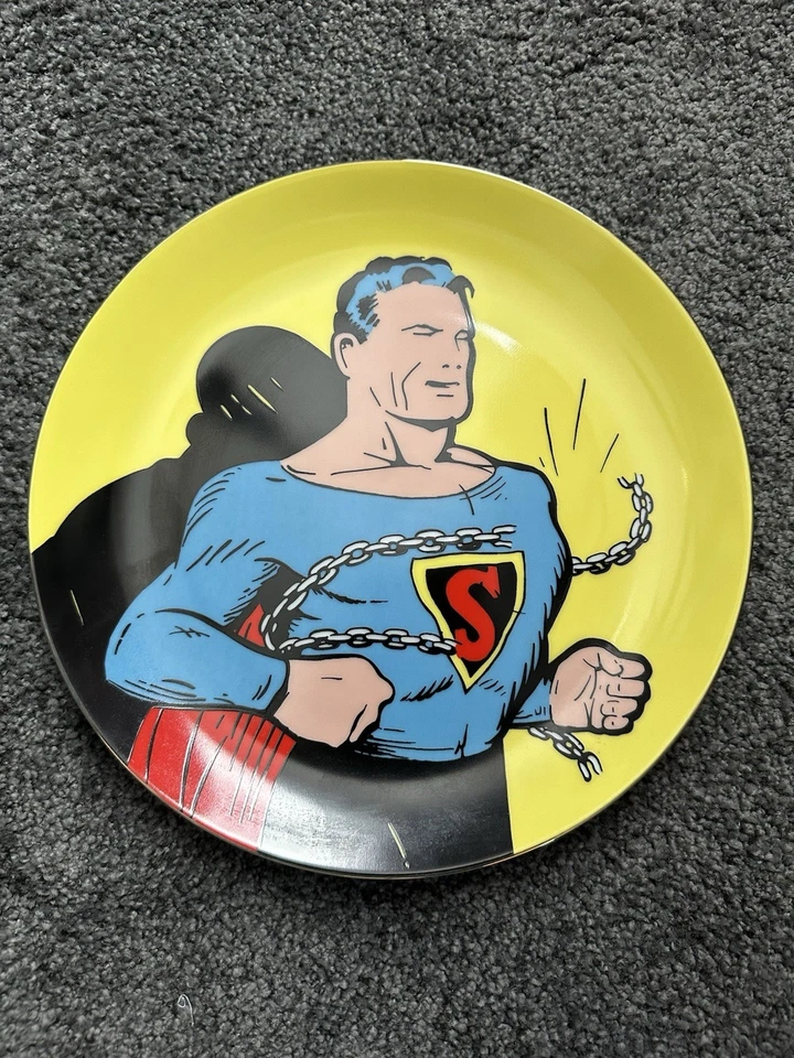Superman “Man Of Steel” Ceramic Plate # 26 - Image 4 of 4