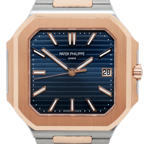2025 New Patek Philippe 5821/1AR-001 Cubitus Date 45 Steel 18J Rose Gold Watch