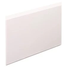 Pendaflex 99377 5" x 8" Self-Adhesive Pockets - Clr Front/Wht Backing 100/BX New