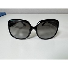 Salvatore Ferragamo Black Oversized Square Sunglasses SF739SA Made in Italy