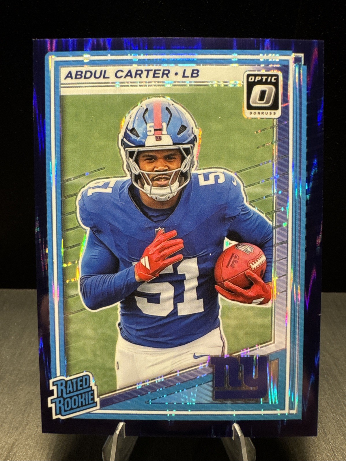 2025 Panini Optic Abdul Carter Purple Shock #300