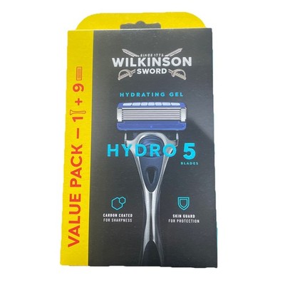 9 Wilkinson Sword Hydro5  Skin Protection Regular Rasierklingen + Rasierer  OVP
