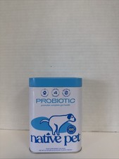Native Pet Probiotic Powder for Dogs 8.2 oz 60 Scoops Exp 2/12/2027
