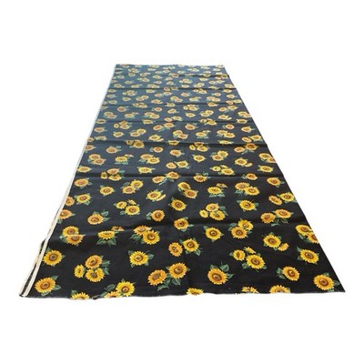 VIP Cotton Fabric Yellow Daisy Print Cranston Print Works Co 1.5 Yards
