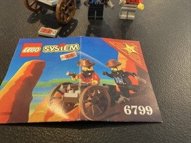 1997 Lego Vintage Western Cowboys 6799 Showdown Canyon Manual Complete No Box