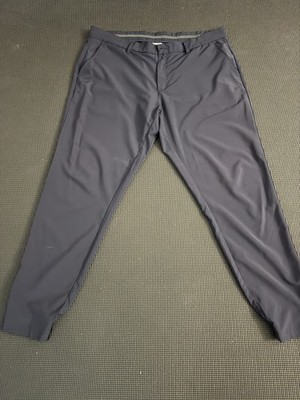 Primo Mens Golf Joggers 38 Regular Navy  Tapered Leg Solid Pockets, Ankle Cuff 