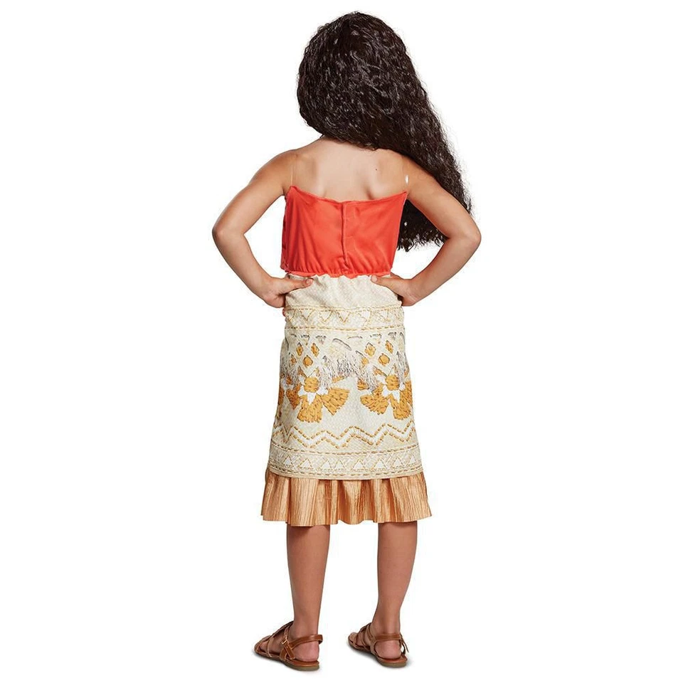 Disfraz Halloween Disney Moana Conjunto Niña Niño Pequeño Talla S (4-6) Foto 4 de 4