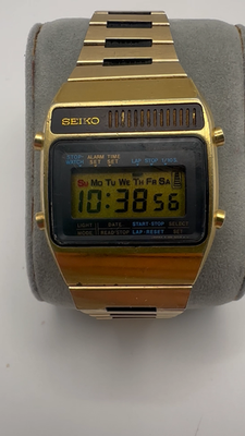 Vintage Men's Seiko Gold Toned Digital Watch - A159-5019-G - Japan