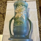 Roseville Water Lily Double Handle Floor Vase  82-14