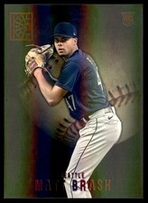 2022 Panini Capstone Red Matt Brash Rookie Seattle Mariners #5