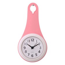 Kitchen Bathroom Wall Clock Multipurpose Water Resistant Hanging Clock Bathroom