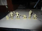 RARE Marx Dinosaur Caveman 6 vintage 1950/60s prehistoric playset