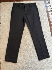 Men's Amazon Essentials Black Dress Pants Size 35x32