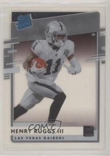 2020 Panini Chronicles Clearly Donruss Rated Rookie Henry Ruggs III #RR-HR 5w7