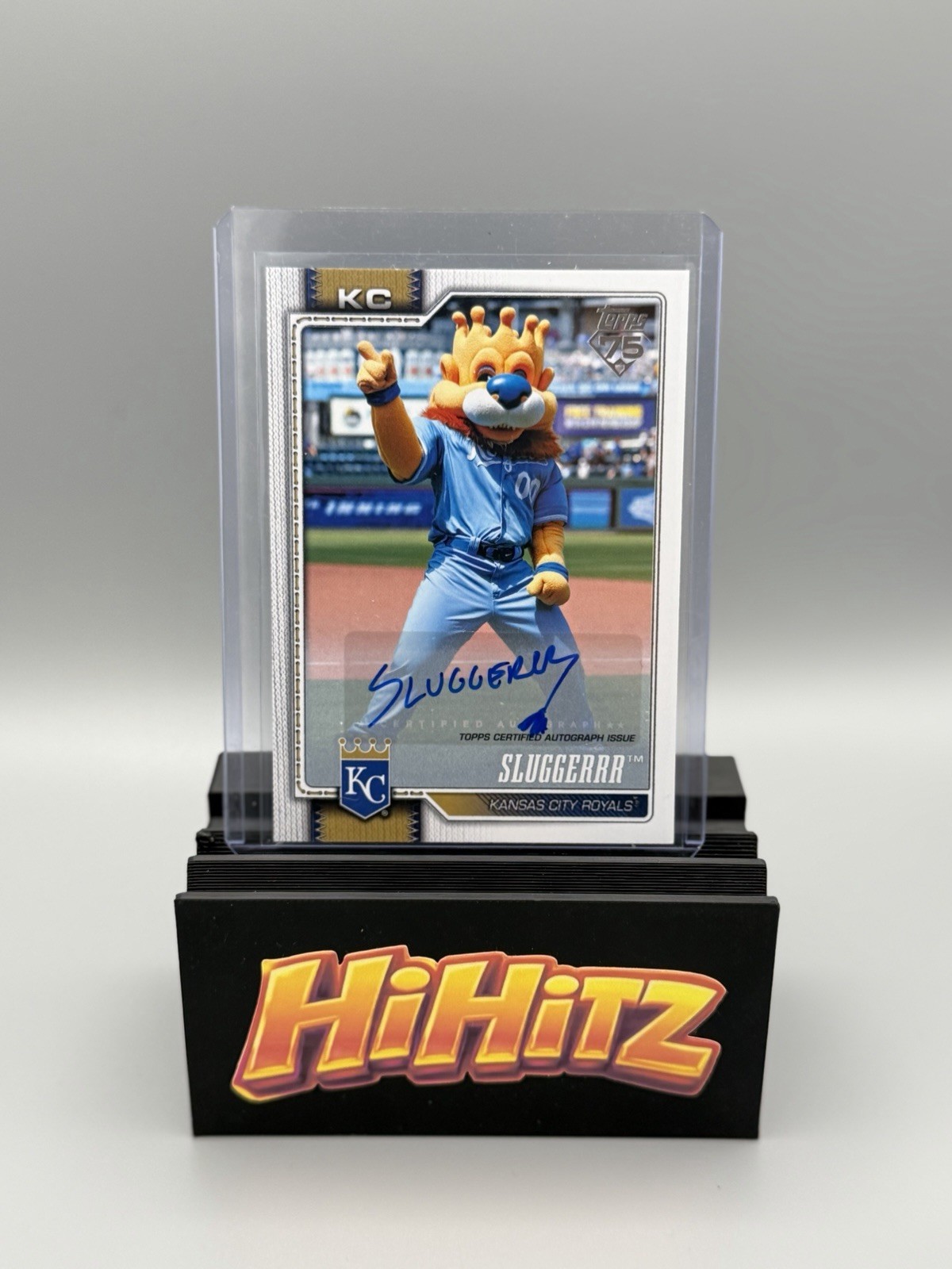 Topps Celebration 2026 Sluggerrr Kansas City Royals Mascot Autograph  /99  #M-9