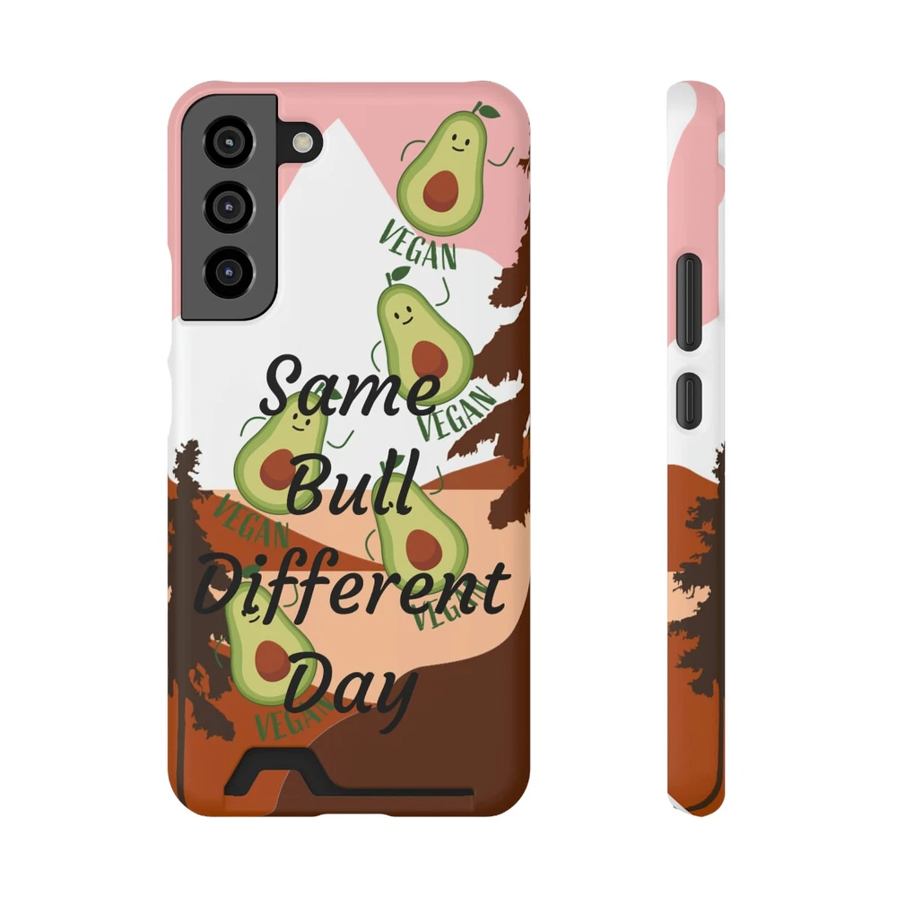 Slim Protective Phone Case with Built-in Card Holder  