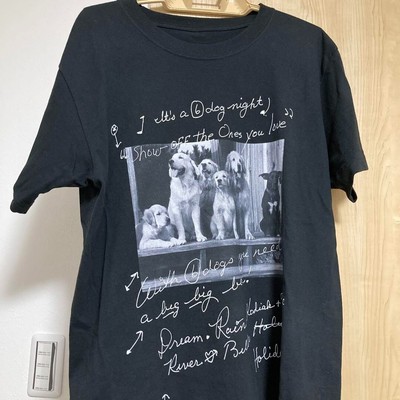 Bruce Weber photo dog Black T Shirt Size L BIO TOP limited Rare | eBay
