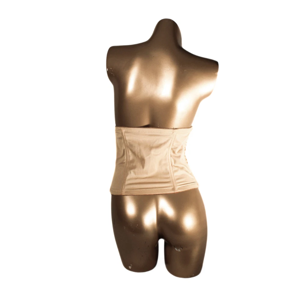 Cupid песок/бежевый талии Cincher - размер большой, крюк и глаз застежки, сатин дамасский - Изображение 4 из 4