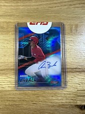 2022 Bowmans Best Texas Rangers Aaron Zavala Blue /150 Autograph B21-AZ