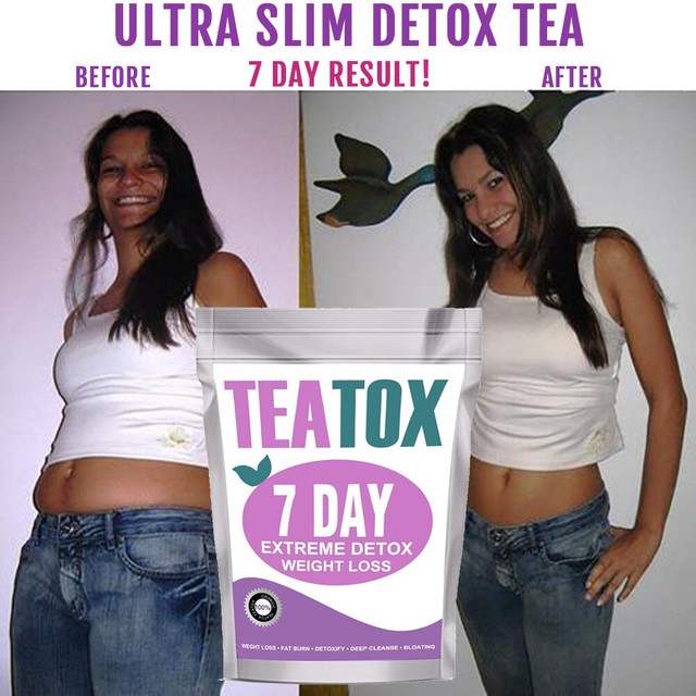 DETOX TEA 7 Day Result Ultra Slim Skinny Tea Fat Burner Weight Loss