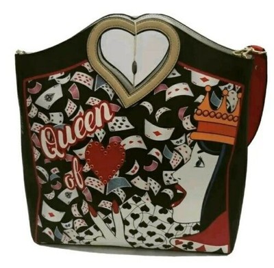 Tosca Blu Poker V008 Tasche + Abnehmbare Pochette innen Farbe V57A Multicolor
