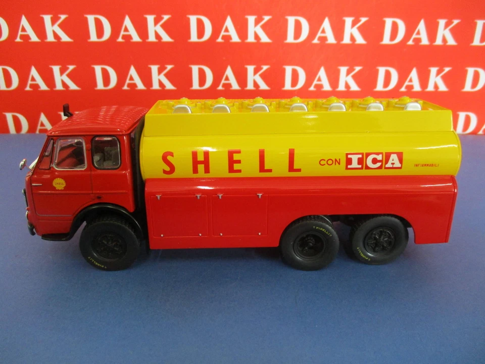 Die cast 1/43 Modellino Camion Truck Alfa Romeo Mille A Cisterna Shell 1960 - Immagine 2 di 4