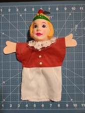 VINTAGE MR. ROGERS NEIGHBORHOOD RUBBER HEAD HAND PUPPETS QUEEN