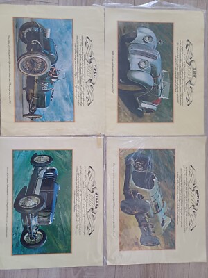 Kunstdrucke des Motorsports von Aral 1970