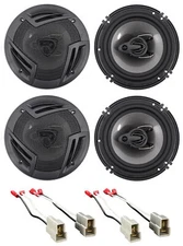 Rockville Front+Rear Door 6.5" Speaker Replacement For 1993-07 Subaru Impreza