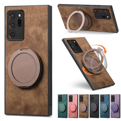 Handyhülle Ring Case PU Leder Hülle Für Samsung Galaxy Note 9 10 Pro 20 Ultra
