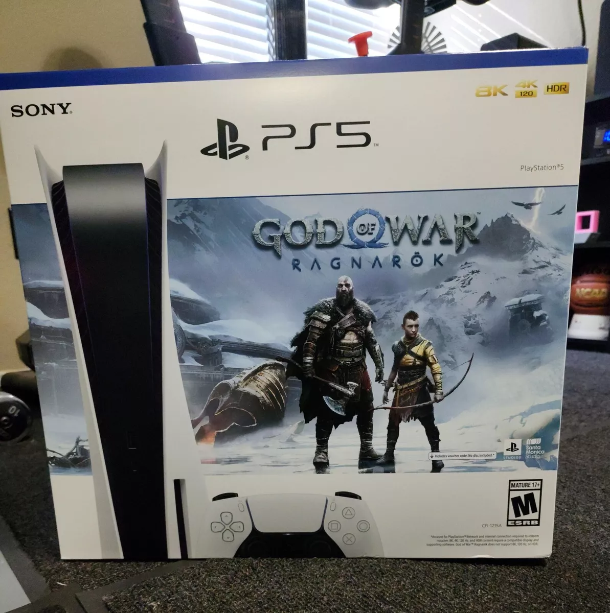 Sony God of War Ragnarok and Playstation Disc Console Bundle