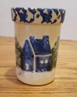 Vintage Alpine Pottery Winter Cabin Roseville Ohio 1996