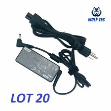 LOT 20 Lenovo 45W 4.0x1.7mm Small Black Tip AC Power Adapter Charger Genuine