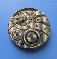 VINTAGE 16 SIZE ILLINOIS 21J BURLINGTON GRADE 107 MODEL 9 POCKET WATCH PARTS