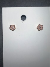 Sakura Pink Earrings Flower Cherry Blossom Small