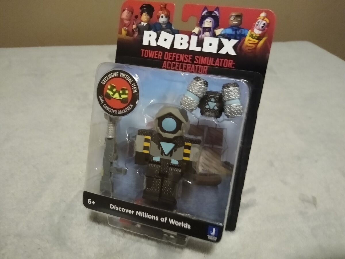 Jazwares Roblox Tower Defense Simulator: Accelerator Collectible Figure  with Accessories (ROB0596) for sale online