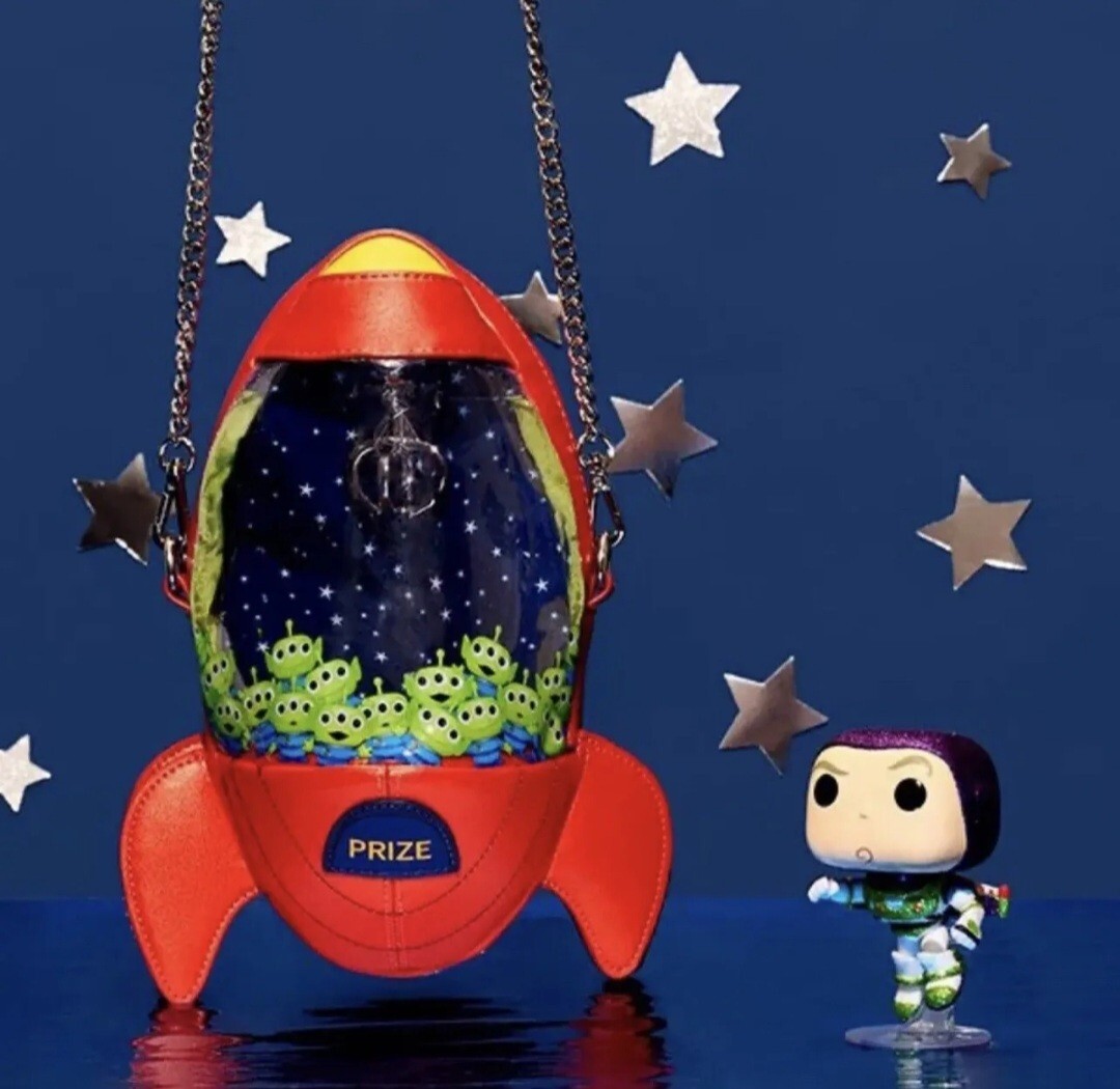 Loungefly Diamond Buzz Lightyear Funko Pop Crossbody Bag Pizza