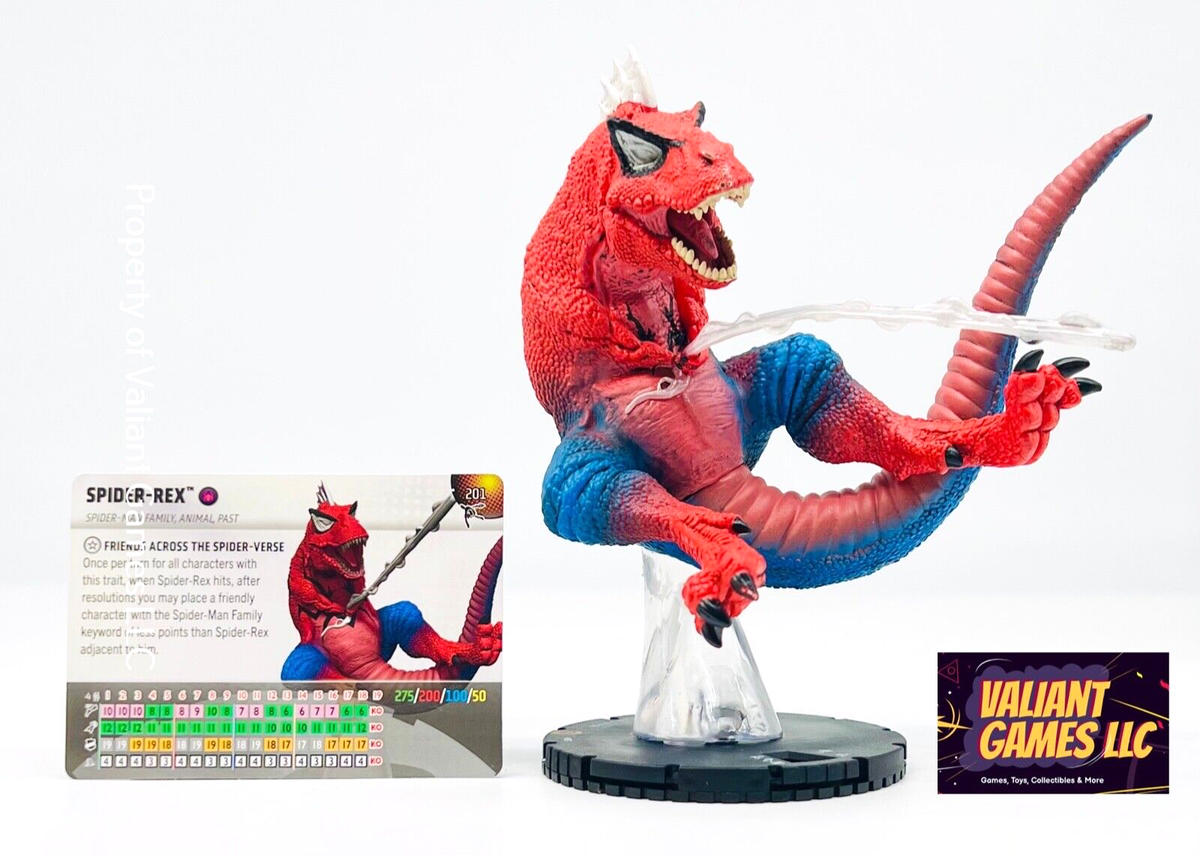 Marvel Heroclix Spider-Rex Promo w/ Card Spider-Verse Set | eBay