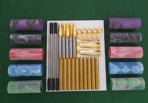ACRYLIC PEN BLANKS PRE BORED
