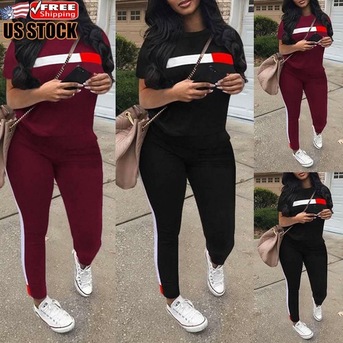 Summer Tracksuits Set 2PCS Lounge Wear 