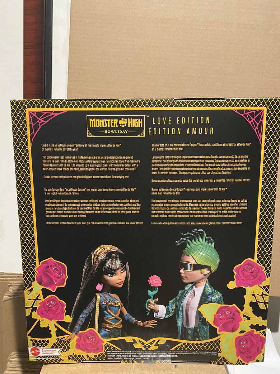 Monster High Dolls, Cleo De Nile e Deuce Gorgon Two-Pack, Bonecas de C