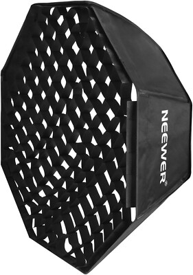 Neewer 80cmX80cm Gitter Achteck Schirm Speedlite Softbox