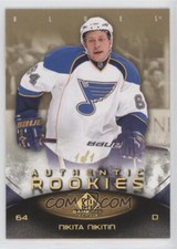 2010-11 SP Game Used Edition Gold Spectrum #109 RC Rookie Nikita Nikitin 1/1