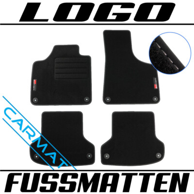 Fussmatten für Audi A3 8P Bj. 2003-2012 Fußmatten Autoteppiche LOGO