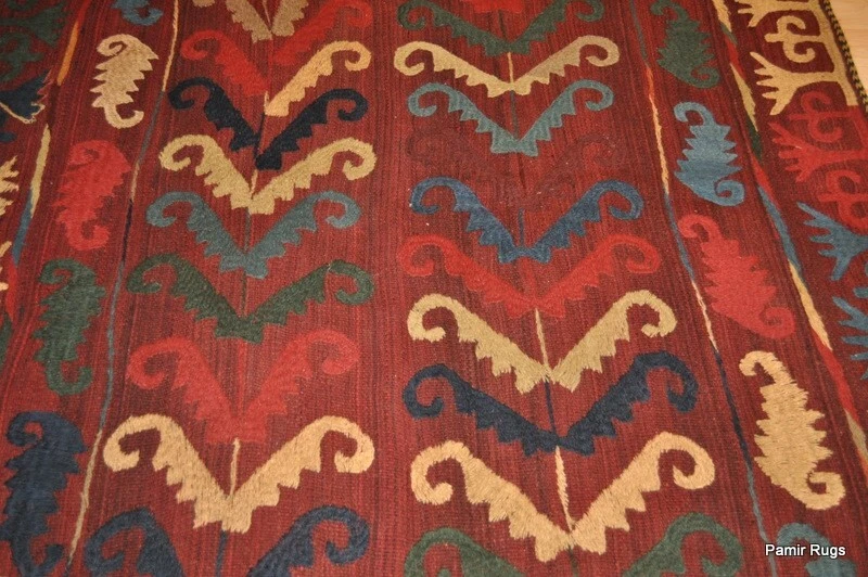 ALFOMBRA DE LANA 5' X 7' Tribal tejida a mano lana coincide ALFOMBRAS NAVAJO INDIAS AMERICANAS Foto 4 de 4