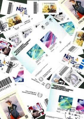 Italy Republic - New 2026 - ** MNH Barcode US FDC Sheet 1st Quadr