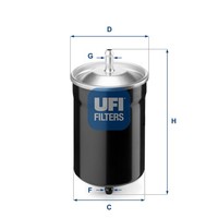 UFI Kraftstofffilter 31.500.00 Filtereinsatz FüR BMW Audi 35I Ford 3A5 Passat VW