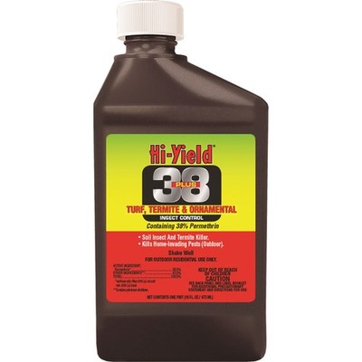 Hi-Yield 38 Plus Turf, Termite & Ornamental Insect Control Concentrate, 16 fl oz